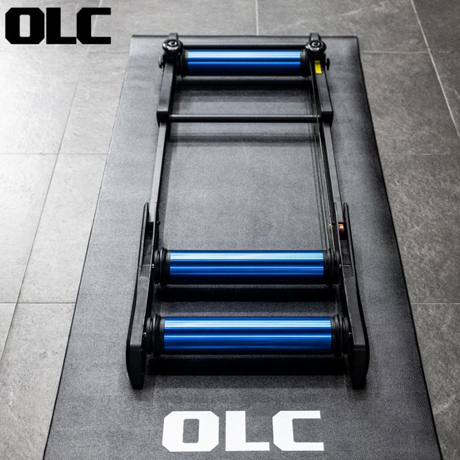 OLC 트리거 자전거 실내용 롤러 평로라 트레이너, 레드, 1개