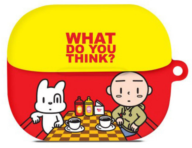 뭉크 포인트 갤럭시 버즈3 / 버즈3프로 호환 하드 케이스, 티타임, 1개