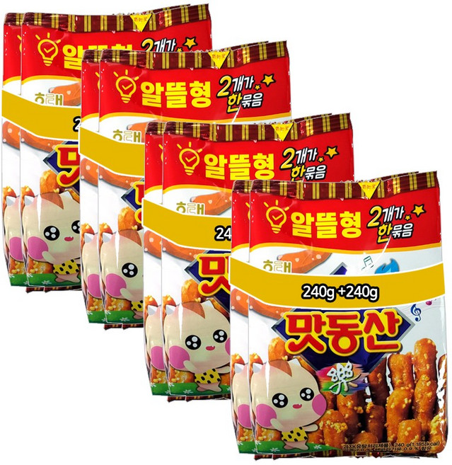 해태 맛동산, 4개, 480g