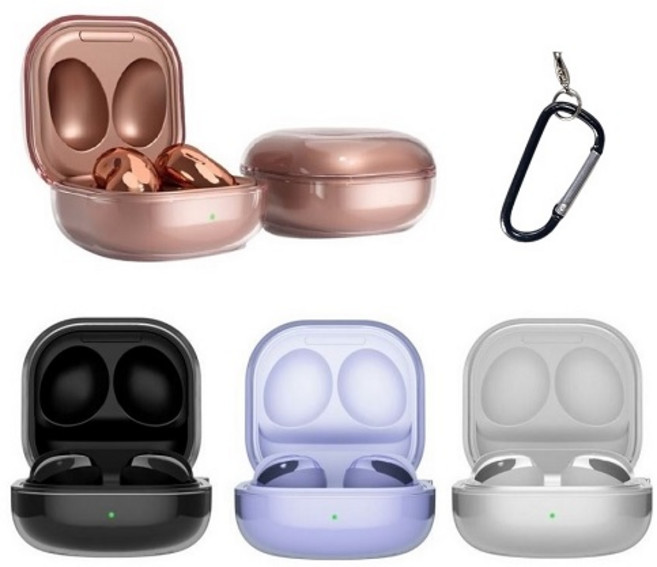 시온팜 갤럭시 버즈2 케이스 클리어 1+1, 1개