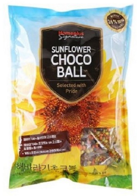 홈플러스 시그니처 해바라기초코볼 소포장 아이들간식 700g 1개