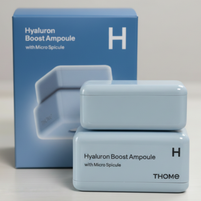 thome 톰 더 글로우 히알루론산 부스트 앰플 마이크로 스피큘 + 미니스파츌라증정, 50g, 1개