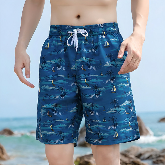 퓨어디아 남성용 래쉬가드 수영복 반바지