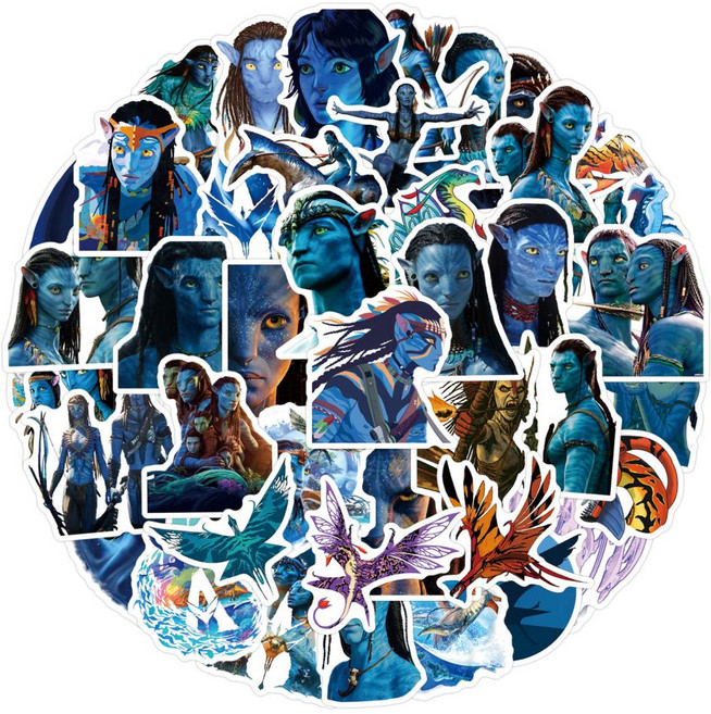 아바타 스티커 노트북여행가방 대용량 방수 데코 스티커XQ100260-3545449