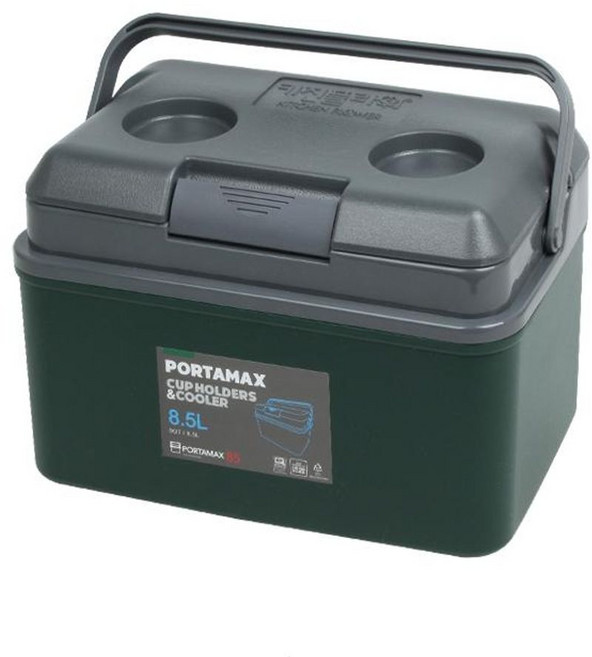 휴대용 차량용 소형 아이스 박스 8리터 미니 아이스박스 쿨러 쿨링 보냉 차박 낚시 캠핑용, 본품 1세트