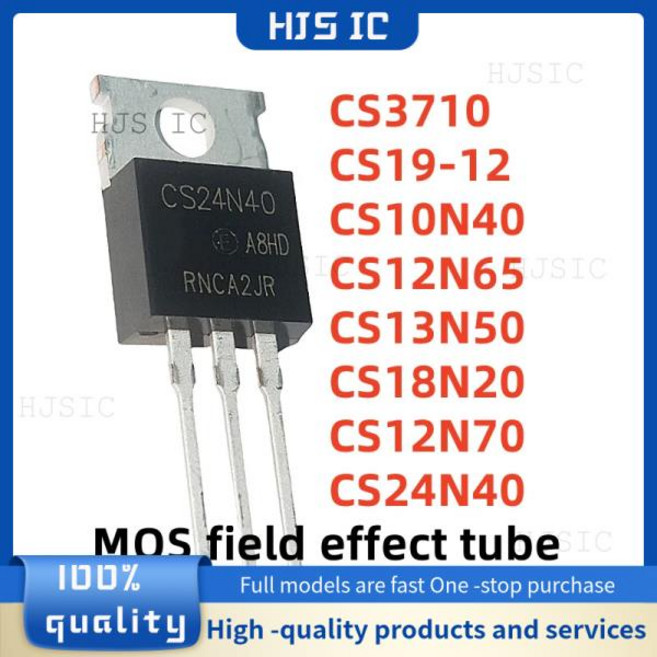 10PCS CS3710 CS19-12 CS10N40 CS12N65 CS13N50 CS18N20 CS12N70 CS24N40 TO-220 MOS 전계 튜브 트랜지스, 03 CS18N20 TO220, 1개