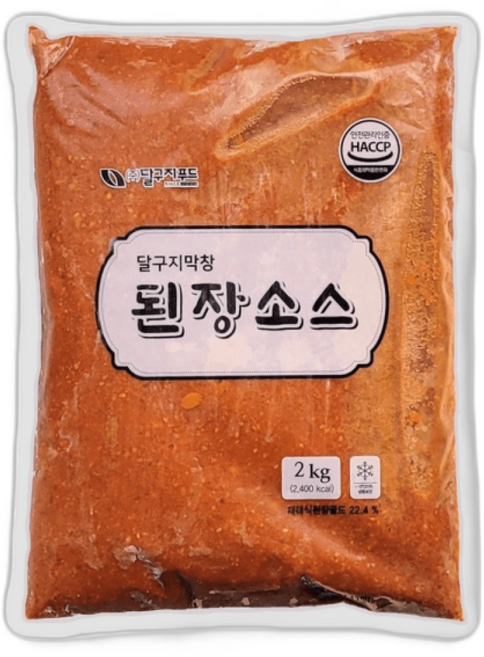 달구지 막창 된장소스 막장 된장 소스 /, 1개, 2kg