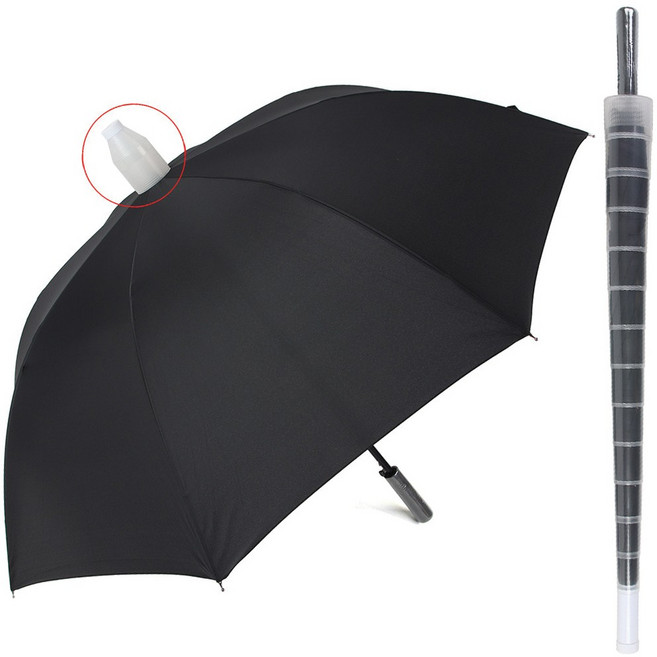 헬로브롤리 대형 자바라포켓 물받이 우산 70자바라우산 장우산