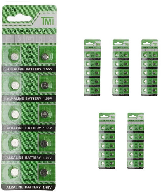 AG1 시계건전지 수은건전지 리튬건전지 10개입 x 6개