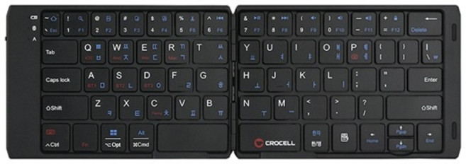크로셀 블루투스 접이식 미니키보드 C-Flip Value C 클립 벨류 블랙, 크로셀 블루투스 접이식 미니키보드, C-Flip Val