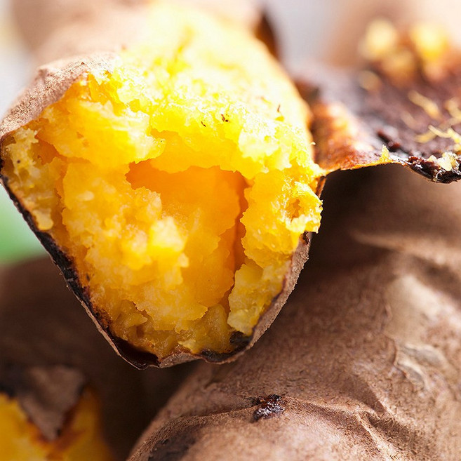 호박고구마 해남직송 호풍미 고당도 산지직송, 1박스, 세척 호박 고구마(중) 3kg