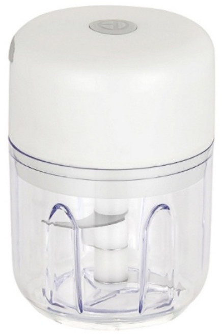 전동 자동 무선 만능 야채 마늘 다지기 USB 충전식, 1세트, 퓨어화이트