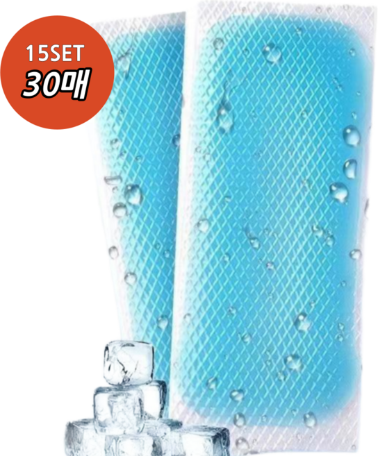 [아이스제트] 여름 쿨링패치 30매 (사은품: 쿨타올 1매 무료증정!!) 쿨패치 썬패치 골프패치 야구장패치, 30개