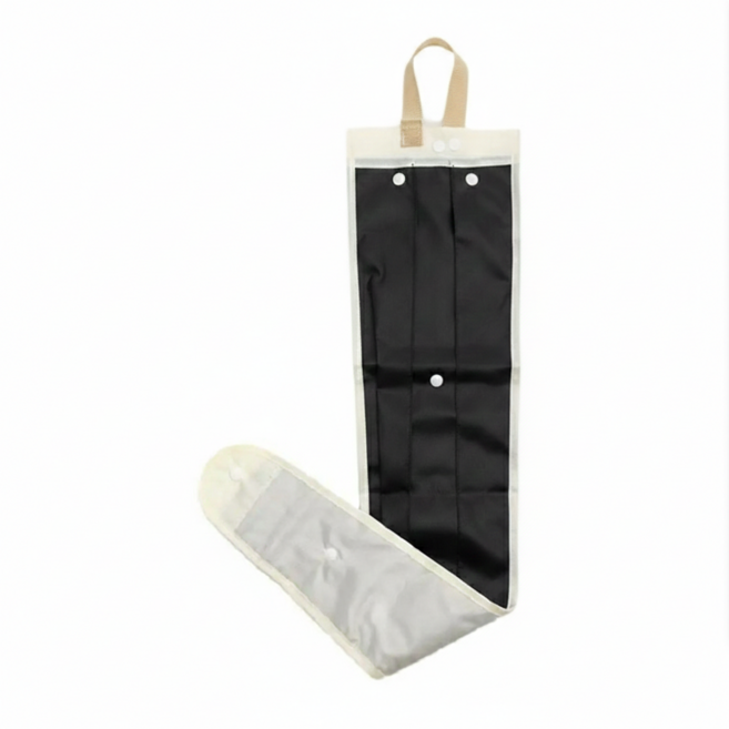 차량용 우산걸이 접이식 휴대용 방수 탈부착 우산거치대, 블랙, 1개