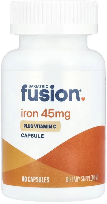 몸관리하세요 겨울입니다 Bariatric Fusion 철분 비타민C 함유 45mg 캡슐 60정 특별관리진행, BariatricFusion철분비타민C함유45mg캡슐6, 1개 - 쿠팡