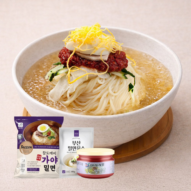 참도깨비 물밀면10인분세트 (밀면2kg+밀면장500g+밀면육수10봉), 1세트, 2kg