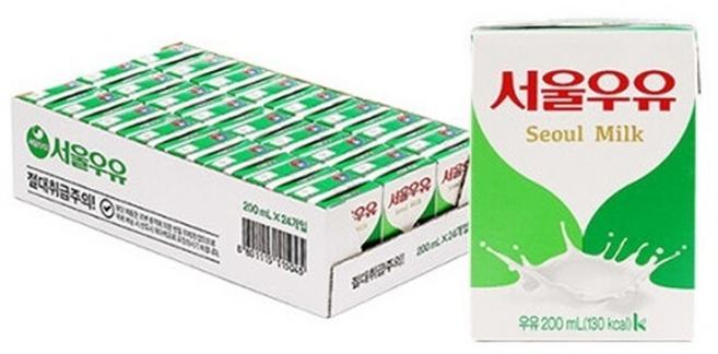 서울우유 멸균우유, 24개, 200ml