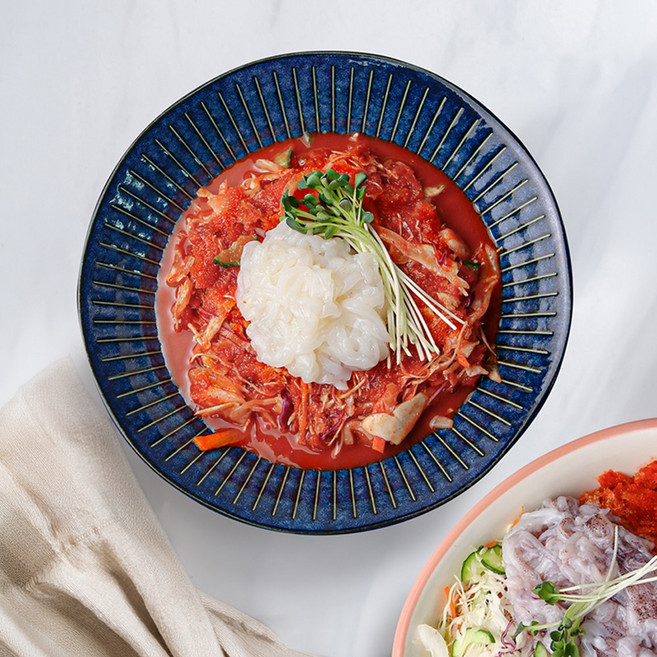 통영 한치물회 세트 밀키트 다리 물회육수 손질야채포함 풀세트, 1개, 200g(육수 손질야채 포함)