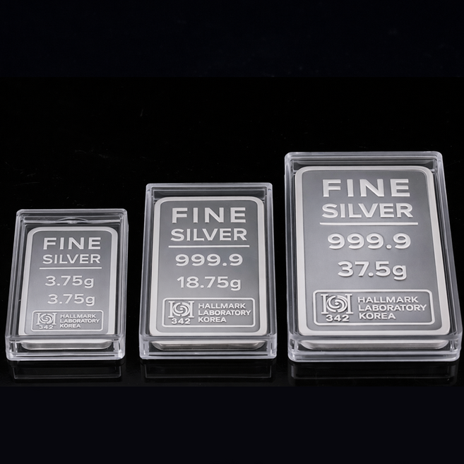 1돈 5돈 10돈 순은 실버바 999.9% 포나인 3.75g 18.75g 37.5g 돌잔치 생일 선물 축하 은테크 은투자 보증서