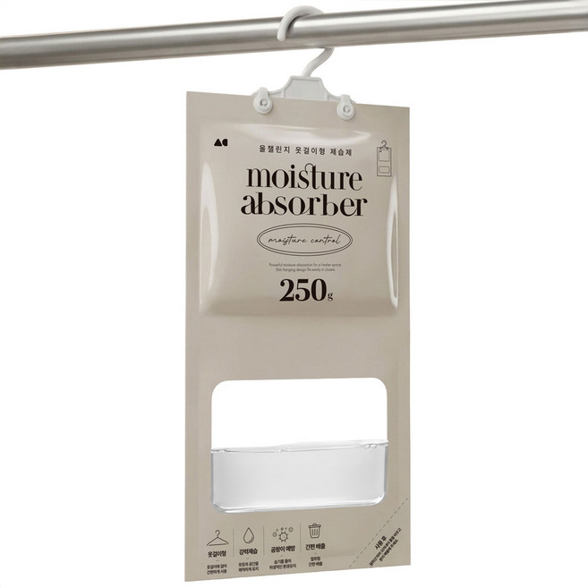 올챌린지 옷걸이 제습제 250g 10개입, 10개, 360ml