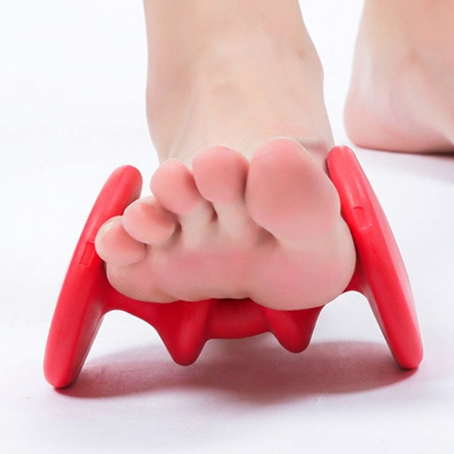 셀클릭 발지압 발마사지 도구 발바닥 마사지기 발바닥 마사지볼 롤러, 레드, 1개