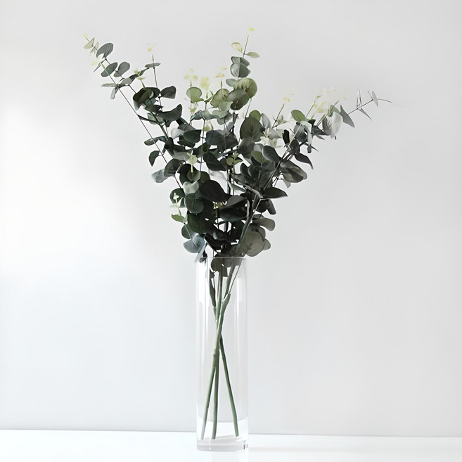 블루밍앤미 조화 롱 스탬 유칼립투스, 혼합색상, 1개