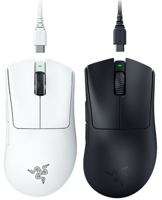데스에더 V3 프로 DeathAdder PRO 초경량 무선 게이밍 마우스 데브삼 RAZER, 블랙
