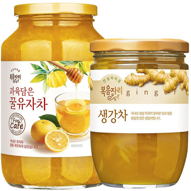 복음자리 유자차 1kg *생강차 600g, 1개, 1개입
