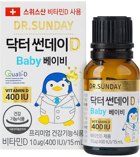 닥터썬데이D 베이비 400IU, 15ml, 1개