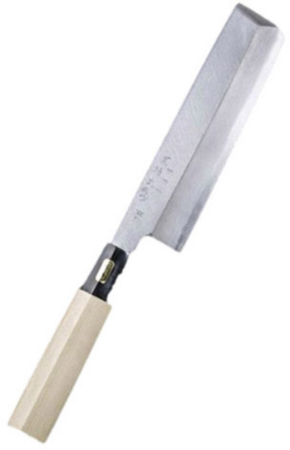 세키마고로쿠 킨쥬 본강 얇은 일본풍 식도, 1개, 실버 + 블랙 + 우드