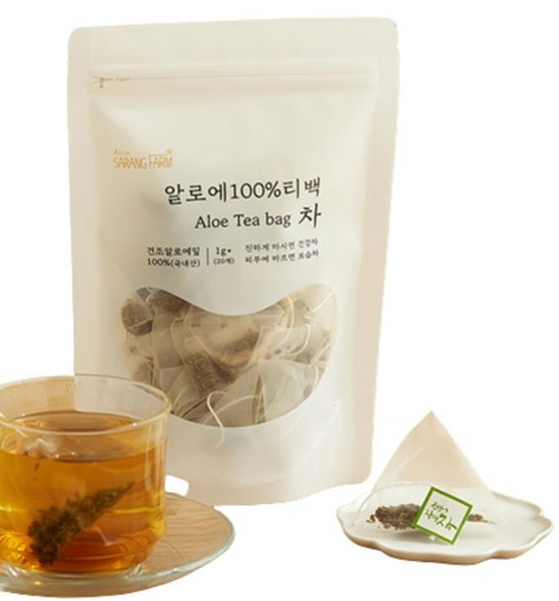 알로에사랑팜 알로에차 1g x 20ea 티백, 20개입, 3개