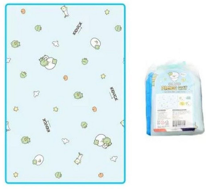 모닝글로리 폭신한 모닝즈 피크닉 매트, 하늘(키덕이)