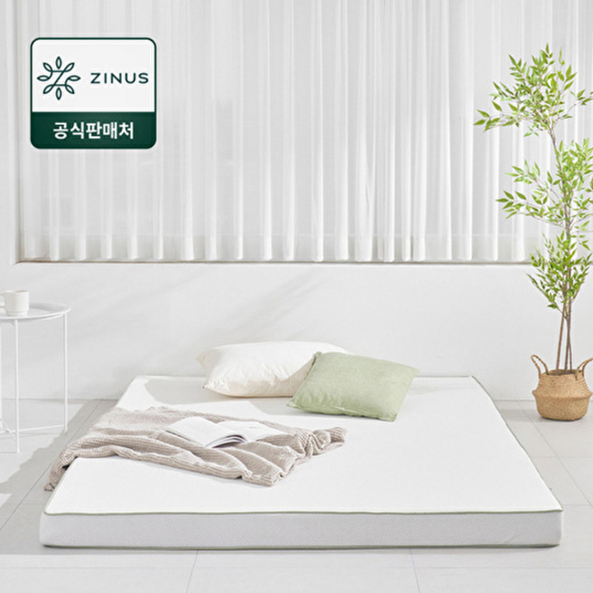 지누스 [베스트]그린티 플러스 메모리폼 토퍼 리뉴얼 (10cm/슈퍼싱글)