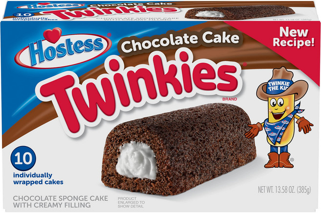 Hostess 초콜릿 케이크 트윙키 10개입 385.1그램 (1개 팩) Hostess Chocolate Cake Twinkies 10 Count 13.58 Ounce (Pa, 13.58 Ounce (Pack of 1), 1개, 384g