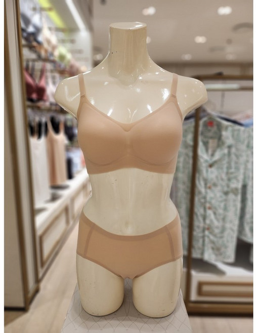 트라이엄프 베이지 젤리 일체형 심리스 노와이어 브라 팬티 여성 속옷세트(TEWBR572 TEWBP572 BE) 3072831