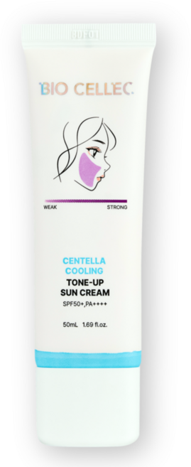 바이오셀렉 센텔라 쿨링 톤업 선크림, 1개, 50ml