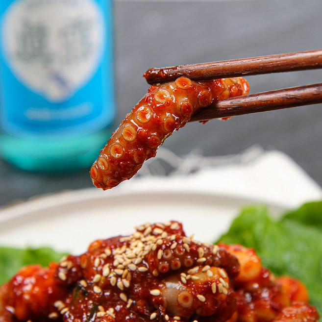 매콤양념 간편 낙지볶음 혼술안주, 10개, 160g