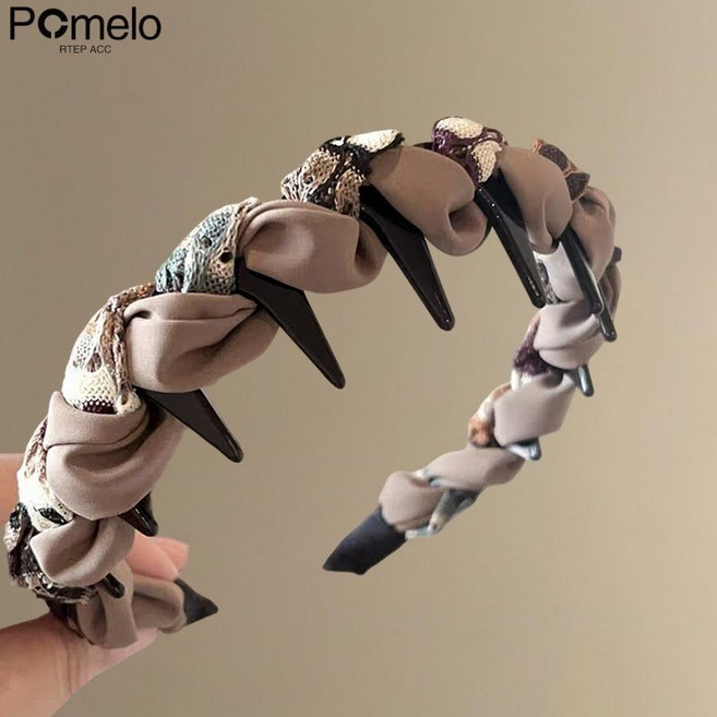 帶齒高顱頂髮箍 洗臉 波浪 防滑 整理碎髮 不勒頭髮