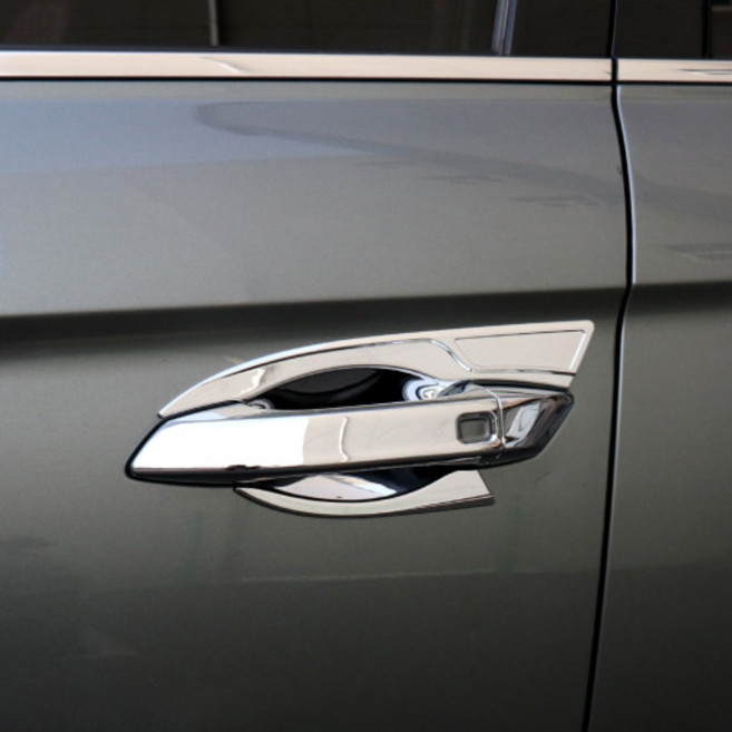 유투카 호환 올뉴 렉스턴 G4 렉스턴 차량 용품 도어컵 도어손잡이 커버 크롬 카본 몰딩, 기타