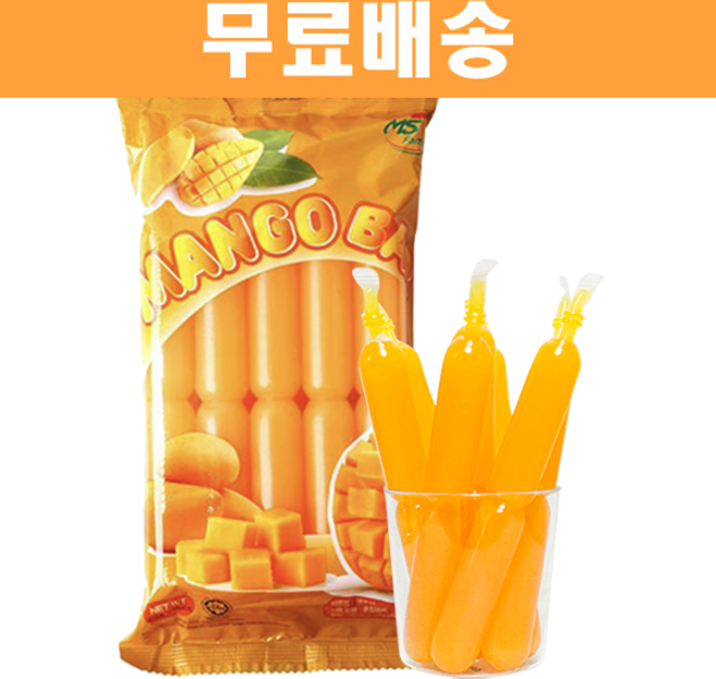 오키오 망고 바 아이스크림, 450ml, 4개