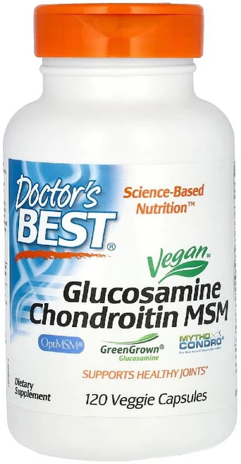 닥터스베스트 비건 글루코사민 콘드로이틴 MSM 120 식물성 캡슐, 1개, 120정 - 쿠팡