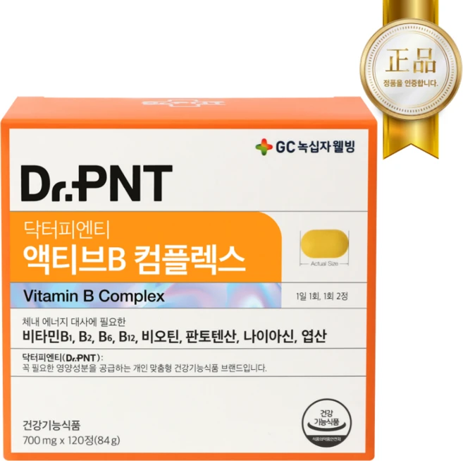 닥터피엔티 액티브B 컴플렉스 120정(2개월), 1개, 120정 - 쿠팡