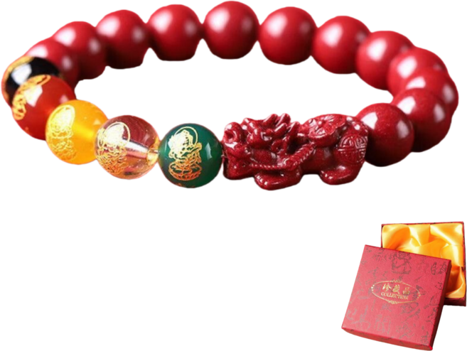 케이엠 운수대통 비휴 소원성취 경면주사 팔찌