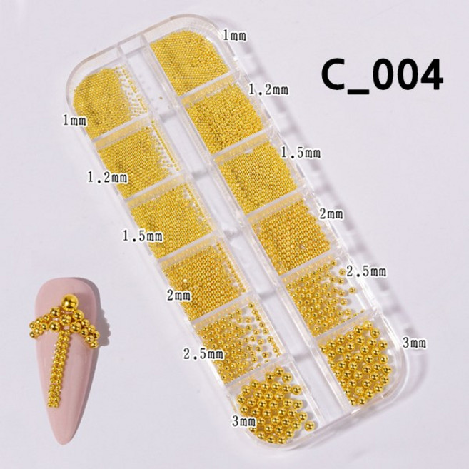 치프몰 스톤 네일 파츠 세트 81종, 1개, C_004