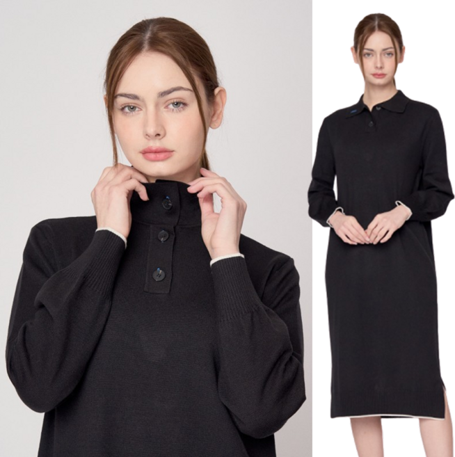 [체형 보정 연구소] 모달 롱 원피스