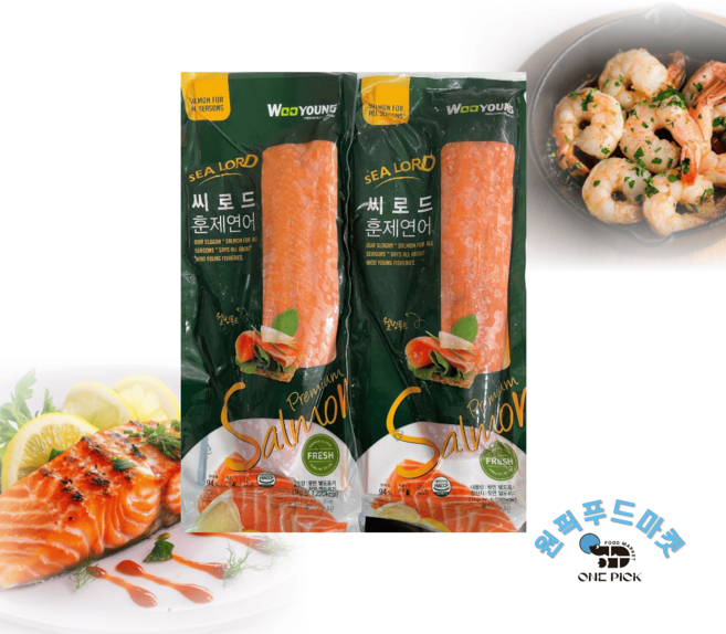 코호 냉동 훈제연어 3미 약5.3kg 연어 덮밥 사케동, 1개, 5.3kg