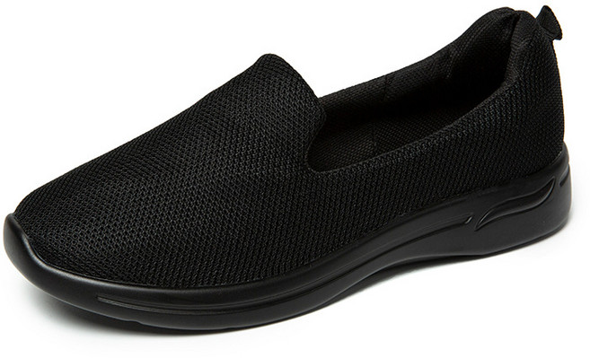 여성 밴딩 키높이 스웨이드 슬립온 RA4138