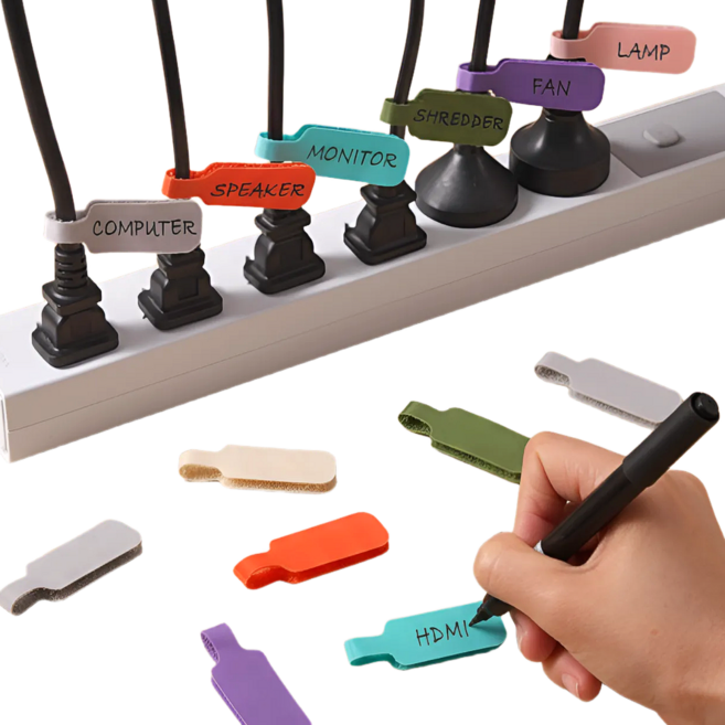 라로미 케이블식별 전선정리 네임택, 14개