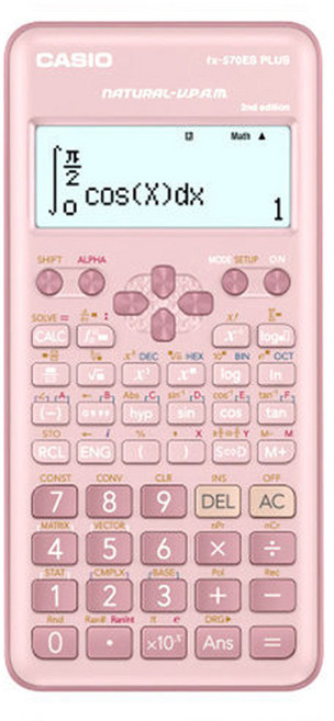 카시오 공학용계산기 FX-570ES PLUS, 1개, FX-570ES PLUS-2 핑크
