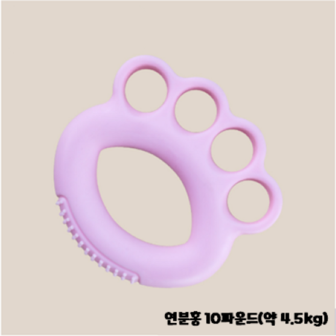 [3:100] 단단말랑 저강도 악력기 노인재활 상지재활 노인실버 초보자용, 2개, 연분홍